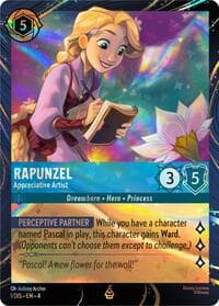 Rapunzel - Appreciative Artist - Disney Lorcana Promo Cards - Disney Lorcana card