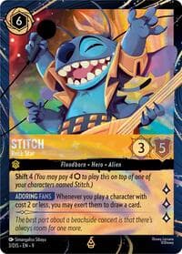 Stitch - Rock Star - Disney Lorcana Promo Cards - Disney Lorcana card
