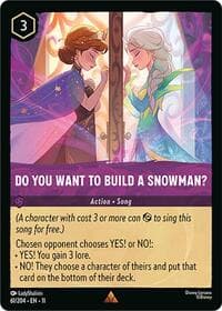 Do You Want To Build A Snowman? - Winterspell - Disney Lorcana card