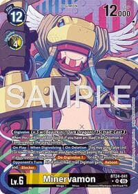 Minervamon (Alternate Art) - Time Stranger - Digimon Card Game card