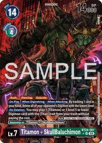 Titamon + SkullBaluchimon (Alternate Art) - Time Stranger - Digimon Card Game card