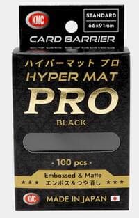 KMC Card Barrier - Hyper Matte PRO - Black (100-Pack) - KMC Card Sleeves - Card Sleeves card