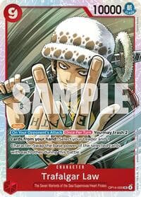 Trafalgar Law - OP14-009 - The Azure Sea's Seven - One Piece Card Game card