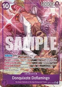 Donquixote Doflamingo - OP14-069 (Alternate Art) - The Azure Sea's Seven - One Piece Card Game card