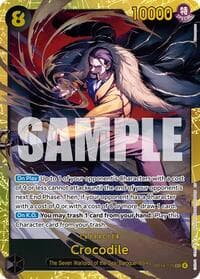 Crocodile - OP14-120 - The Azure Sea's Seven - One Piece Card Game card