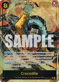 Crocodile - OP14-120 (Alternate Art) - The Azure Sea's Seven - One Piece Card Game card