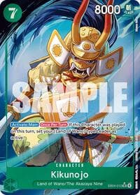 Kikunojo - EB04-012 (Alternate Art) - The Azure Sea's Seven - One Piece Card Game card