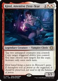 Kirol, Attentive First-Year - Lorwyn Eclipsed - Magic: The Gathering card