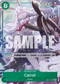 Carrot (Alternate Art) - The Azure Sea's Seven - One Piece Card Game card
