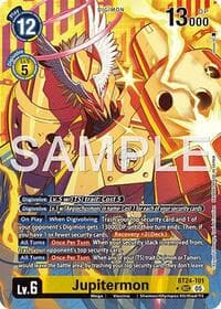 Jupitermon (Alternate Art) - Time Stranger - Digimon Card Game card