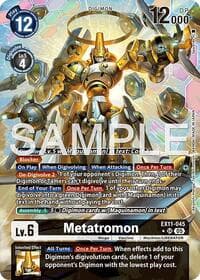 Metatromon (Alternate Art) - Dawn of Liberator - Digimon Card Game card