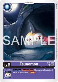 Tsunomon (Reprint) - Advanced Booster Digimon Generation - Digimon Card Game card