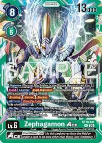 Zephagamon ACE (Reprint) - Advanced Booster Digimon Generation - Digimon Card Game card