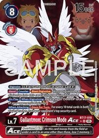 Gallantmon: Crimson Mode ACE (Alternate Art) - Advanced Booster Digimon Generation - Digimon Card Game card