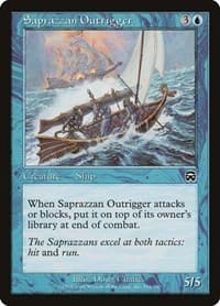 Saprazzan Outrigger - Mercadian Masques - Magic: The Gathering card