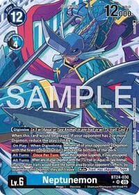 Neptunemon (Alternate Art) - Time Stranger - Digimon Card Game card
