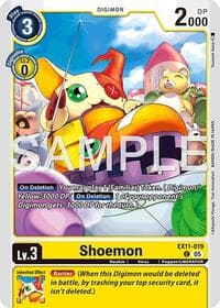 Shoemon - Dawn of Liberator - Digimon Card Game card