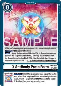 X Antibody Proto Form (Reprint) - Advanced Booster Digimon Generation - Digimon Card Game card