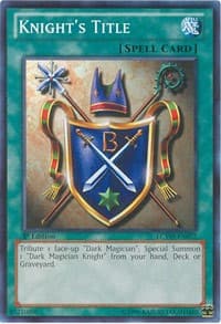 Knight's Title - Legendary Collection 3: Yugi's World - YuGiOh card