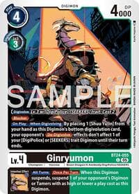 Ginryumon - Time Stranger - Digimon Card Game card