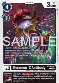Keramon (X Antibody) - Time Stranger - Digimon Card Game card