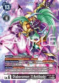 Diaboromon (X Antibody) (Alternate Art) - Time Stranger - Digimon Card Game card