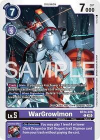 WarGrowlmon - Time Stranger - Digimon Card Game card