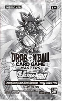 Championship 2025 Finals Premium Energy Marker Pack - Tournament Promotion Cards - Dragon Ball Super: Masters card