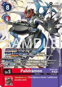 Paildramon (Digimon Card Game Playmat & Card Set) - Release Special Booster 2.5 - Digimon Card Game card