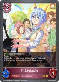K.S.Miracle - ECP01: Umamusume: Pretty Derby - Shadowverse: Evolve card