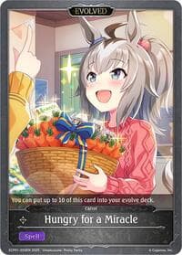 Hungry for a Miracle (Evolved) - ECP01: Umamusume: Pretty Derby - Shadowverse: Evolve card