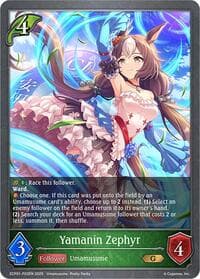 Yamanin Zephyr - P02EN (Foil) - ECP01: Umamusume: Pretty Derby - Shadowverse: Evolve card