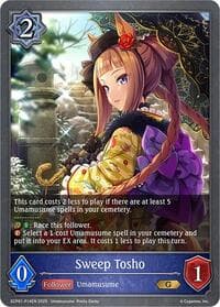 Sweep Tosho - P14EN (Foil) - ECP01: Umamusume: Pretty Derby - Shadowverse: Evolve card