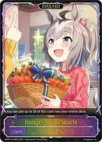 Hungry for a Miracle (Evolved) (SL) - ECP01: Umamusume: Pretty Derby - Shadowverse: Evolve card