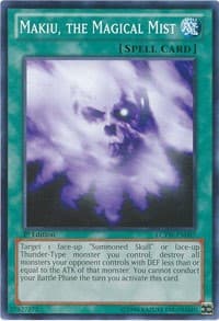 Makiu, the Magical Mist - Legendary Collection 3: Yugi's World - YuGiOh card