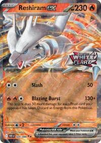 Reshiram ex (White Flare Stamped) - Miscellaneous Cards & Products - Pokemon card