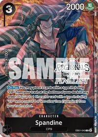 Spandine (Online Regional Finalist Card Set 2025 Vol.1) - One Piece Promotion Cards - One Piece Card Game card