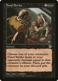 Final Strike - Portal - Magic: The Gathering card