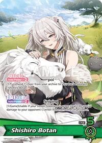 Shishiro Botan (OSR) - Elite Spark - Hololive card