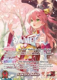 Sakura Miko (OUR) - Elite Spark - Hololive card