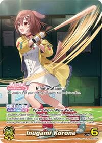 Inugami Korone (OUR) - Elite Spark - Hololive card