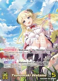 Tsunomaki Watame (OUR) - Elite Spark - Hololive card