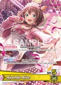 Ayunda Risu (OSR) - Elite Spark - Hololive card