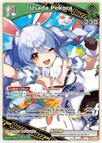 Usada Pekora (R) - Elite Spark - Hololive card