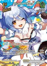 Usada Pekora (SR) - Elite Spark - Hololive card