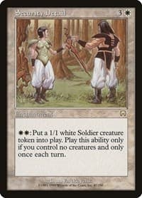 Security Detail - Mercadian Masques - Magic: The Gathering card
