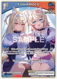 FUWAMOCO (R) - Elite Spark - Hololive card