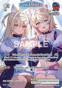FUWAMOCO (SR) - Elite Spark - Hololive card