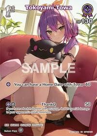 Tokoyami Towa (SR) (hBP03-055) - Elite Spark - Hololive card
