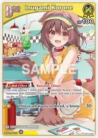 Inugami Korone (S) (hBP03-062) - Elite Spark - Hololive card